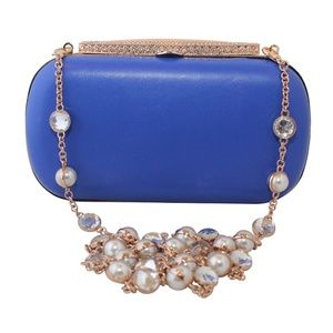 Satin Hard Box Luxury Cocktail Clutch Purse